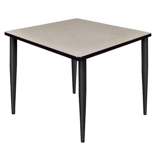 Regency Kahlo Square & Round Tables, 42 W, 42 L, 29 H, Wood, Metal Top, Maple TPL4242PLBK - main